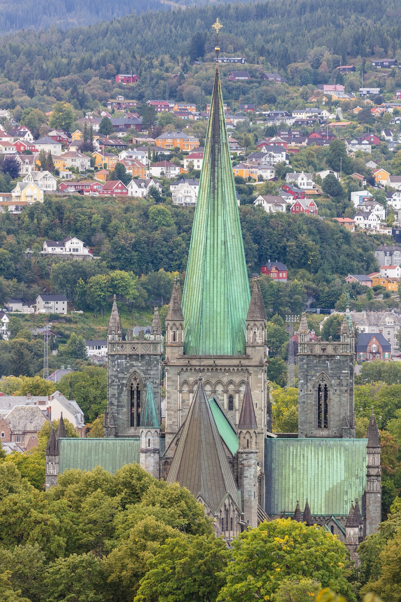 Nidaros Cathedral in Trondheim, Norway